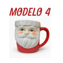 Kit 7 Canecas Natalinas de Porcelana | Coleção Especial de Natal